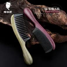 Pente chifre pente verde sândalo pente de cabeleireiro doméstico engrossado imprensa presentes bom produto Mo cabelo lon