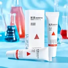 Bailaimei Loção Essência Labial Preta Quebrada Reduz Linhas Labi Primer Hidratante Esfoliante Reparação Plumping Lip Bal