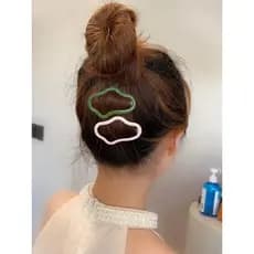 Nuvem grampo de cabelo crianças franja clipe feminino testa quebrado grampo de cabelo volta cabeça bb clipe bonito Hairp