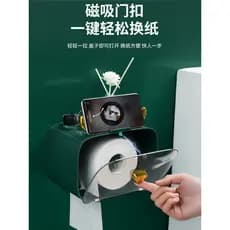 Tubo de tecido do banheiro caixa de tecido toalete à prova dwaterproof água caixa de armazenamento rolo de papel higiêni