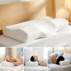 60*35*11 Travesseiro zero pressão para dormir de lado, Travesseiro ergonômico para correção cervical