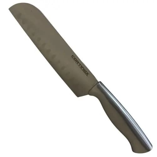 Cutelo Profissional Inox 31cm Faca Chef Carne Corte Preciso Resistência