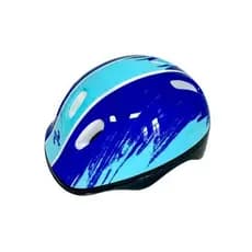 Kit Proteção Infantil Completo Capacete Joelheira Cotoveleira Pulso Segurança Azul