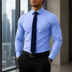 Camisa Social Masculina Slim Fit Premium Sem Passar Manga Longa Elegante Confortável para Trabalho e Presente