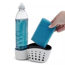 Porta Detergente Liquido com Porta Esponja Bucha Double-5409