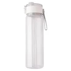 Garrafa Água Plástico Squeeze Transparente Tampa 800ml FLASH-5173
