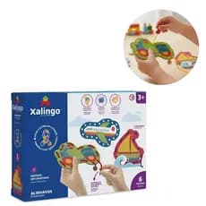 Brinquedo Educativo Infantil Alinhavos Transportes Xalingo