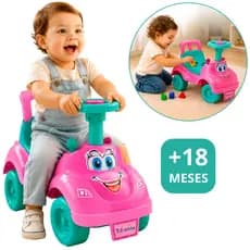 Totoka Infantil Andador Bebe Motoca Rosa Totokinha, Menina, Andador - Cardoso