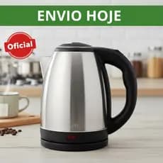 Chaleira Elétrica Inox 1.8 Litros Desligamento Automático Aquecimento Rápido