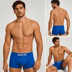 Kit até 6 Cuecas Box Boxer Masculinas – Conforto Premium, Ajuste Perfeito Cores Variadas