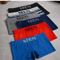 Kit 6 Cuecas Boxers Masculina sem costura confortavel- Uso Diário
