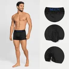 Kit 6 Cuecas Premium Box Boxer Masculinas –  Ajuste Perfeito