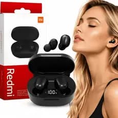 Fone ouvido Xiaomi Redmi Airdots 2 TWS Preto sem Fio Bluetooth 5.0 Gamer