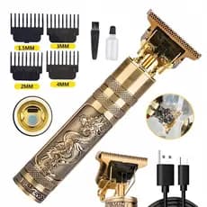 Maquina de Barbear cortar cabelo Aparador Profissional barbeador acabamento Sem Fio Portátil Potente