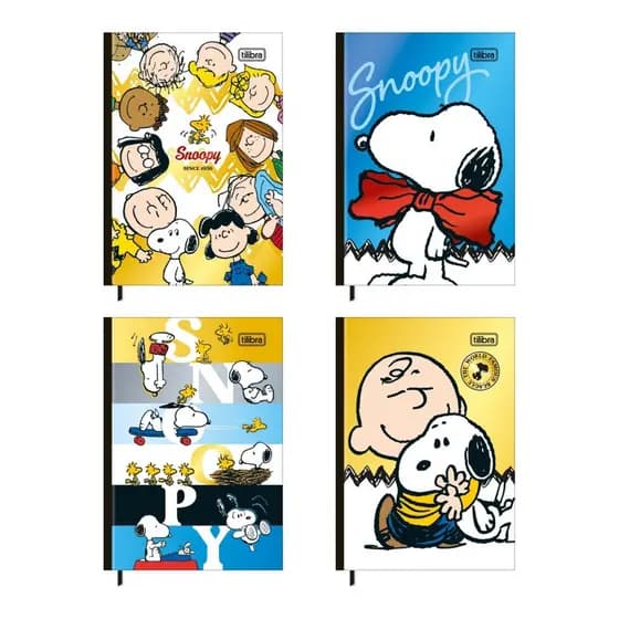Caderneta Tilibra Brochura Petit Snoopy 96 Folhas