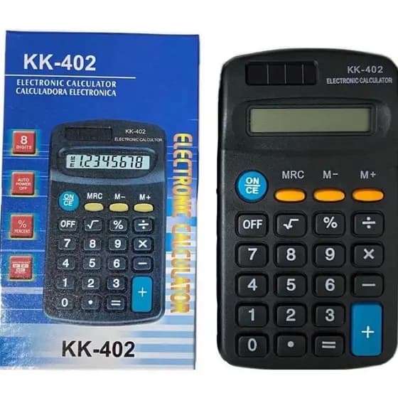 1 Calculadora de Bolso(Não acompanha pilha)