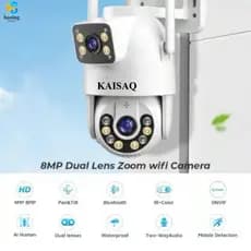 Câmera De Segurança a Prova de água Lente Dupla APP YOOSEE IP66 Camera IP WiFi 360