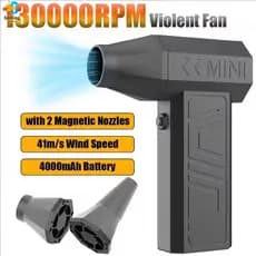 Ventilador Soprador De Ar Turbo 130000 Rpm Sem Fio Portátil