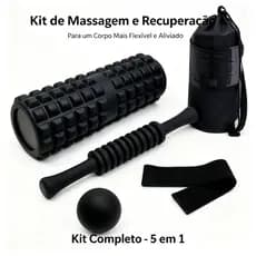 Rolo de Liberação Miofascial Espuma Densa Massagem Profissional para Treino e Relaxamento