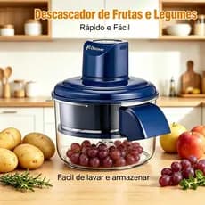 Descascador Elétrico Automático Multifuncional para Frutas e Legumes