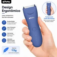 Máquina De Cortar Cabelo Barbeador Eletrico Kit Aparador De Pelos Peito Shaver Depilado Masculino