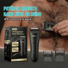 Aparador De Pelos Enssu Depilação Íntima Barbeador Eletrico Máquina De Cortar Cabelo