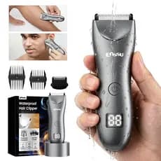 Aparador De Pelos Enssu Barbear Máquina De Cortar Cabelo Depilação Masculino Íntima Com Base