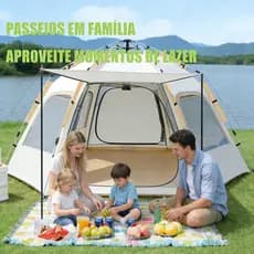 Barraca De Acampamento Automática Ao Ar Livre , Adequada Para 6 A 8 Pessoas , À Prova D'água E Respirável