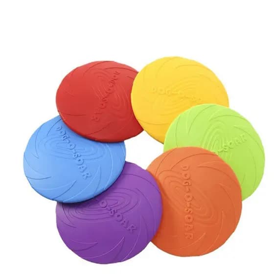Pet Frisbee Dog Toy Resistente à mordida Treinamento de água flutuante Jogando Sauc voador