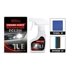 Rayhong kit de cuidados com farol de carro, lâmpada de superfície, oxidação, cuidados de limpeza, kit de remodelação de