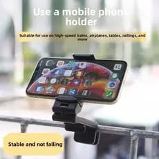 Suporte dobrável para celular, clipe de bagagem portátil para viagem, navegação para carro, Selfie ao vivo, Universal