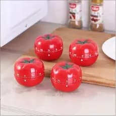 Temporizador de cozinha, despertador, lembrete de tomate, temporizador mecânico, tamanho