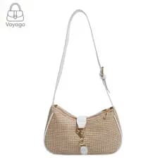 [Oferta especial novo estilo] Bolsa feminina bolsa de ombro bolsa simples moda leve grande capacidade viagem trabalho la