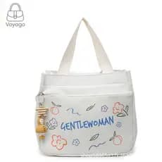 [Novo estilo] Bolsa feminina Casual bolsa de ombro, simples, elegante, leve, grande capacidade, viagem, trabalho, lazer