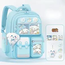 Em estoque!Mochila escolar infantil de novo estilo, mochila escolar masculina e feminina de 1 a 6 anos com pingente, fof