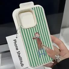 Capinha para iPhone 17/16/15/14/13/12 Pro Max Capa Curious George resistente anti-arranhões proteção total