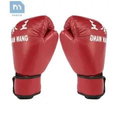 MMA Boxe Esportes Luvas De Couro Tiger Thai Fight Box Luvas Mma Luvas De Boxe Sanda Pads 2HYV