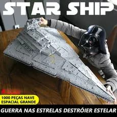 1000pcs Star Wars Star Destroyer Blocos de Construção DIY Brinquedos Nave Espacial Presente Colecionável WAWL