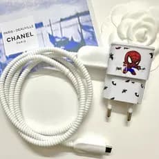 Adesivo De Proteção Do Carregador Samsung 15W 4 Em 1-À Prova D'água E Resistente Ao Desgaste-7