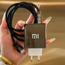 Capa protetora para carregador Xiaomi 33W/45W, protetor de cabo de dados preto, resistente a arranhões e quebras.