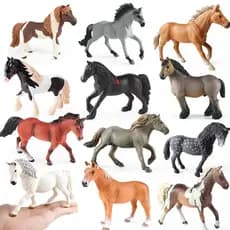 Figuras de Ação Modelo de Cavalo de Animais de Fazenda Sorraia Lipizzaner Figuras de PVC Sólido Brinquedo de Decoração P
