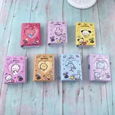 Bts Bt21 3 Polegadas Mini Álbum De Fotos Porta-Cartões KPOP Idol Photocard Collect Book/MANG Chimmy COOKY Koya