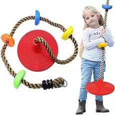 Conjunto De Assento De Balanço Infantil E Acessórios De Corda De Escalada Em Árvores Playground Ao Ar Livre