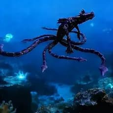 er Brinquedo Articulado Flexível Impresso Em 3D-sea Eater Deep Creature Colecionável , De Mesa Para Alívio Do Estresse &