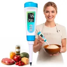 r Food-Testador De pH Profissional Com Sonda De Lança Para Massa Fermentada , Fermentação , Molho Quente , Conservas , Q