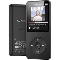 AGPTEK A02PL Leitor De MP3 De 64 Gb , Reprodutor De Música Com Som Sem Perdas De Reprodução De 70 Horas , Suporta Até 12