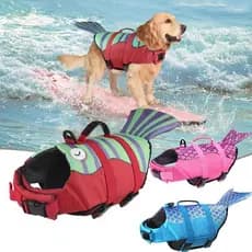Colete Salva-Vidas Para Cães De Estimação , Flutuabilidade Aprimorada , Roupas De Natação Pequenos , De Segurança Com Al