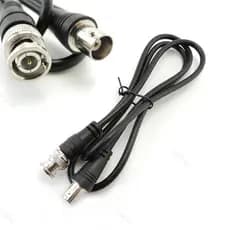 0.5M 1M Adaptador Plug Conector De Vídeo Linha Coaxial BNC Macho Para Fêmea Cabo BR15B2
