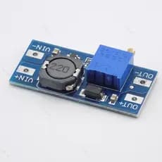 4 Pçs DC-Módulo De Impulso Ajustável Fonte De Alimentação Saída Máxima 28V 2A Placa Step Up Para Arduino MT3608 BR15B2