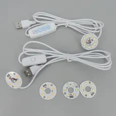 Branco Quente DC 5V 3W USB Luzes LED 2835 chip Única Cor Leitura Luz Da Noite Mesa Livro tablet Interruptor Lâmpada Cabo